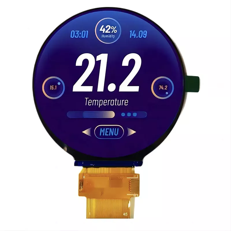 2,76 tuumaa 480x480 pyöreä TFT -moduuli