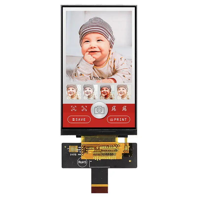 3,97 tuumaa 480x800 IPS TFT -moduuli