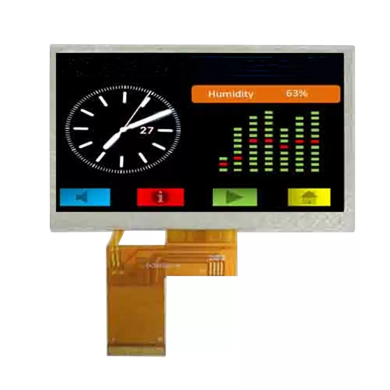 4,3 tuumaa 480x272 leveä lämpötila TFT -moduuli