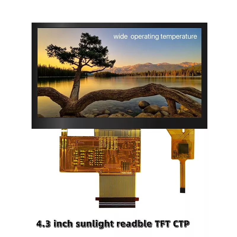 4,3 tuumaa 480x272 kosketusnäytön TFT -moduulilla