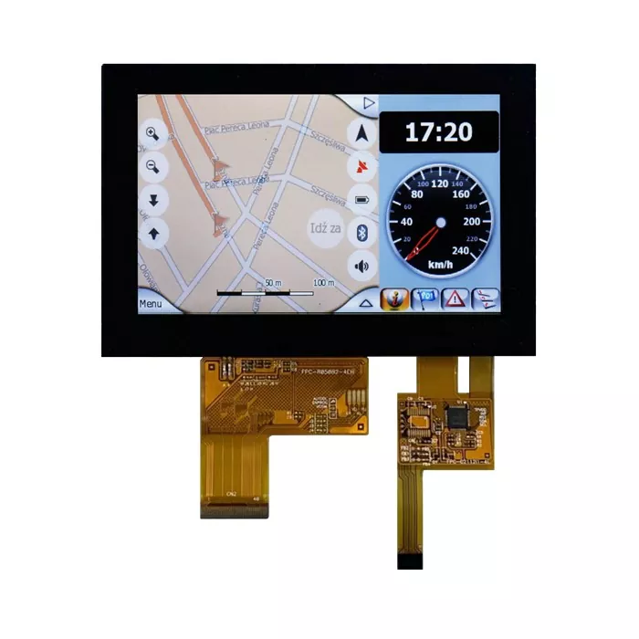 5 tuuman 800x480 Transflektiivinen TFT -moduuli